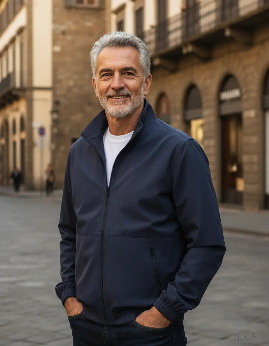 Herren-Sommerjacke für entspannte Outfits unterwegs