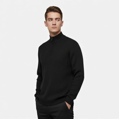 Strickjacke mit durchgehendem Reißverschluss für vielseitige Looks
