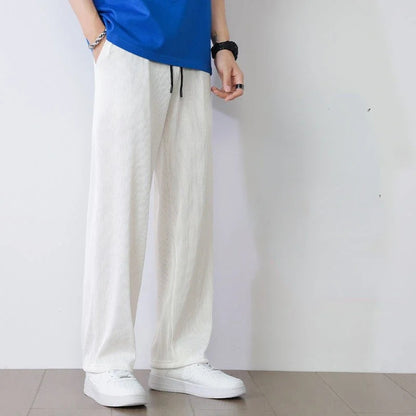 <tc>Tom Hollinger | Wide- Cut lounge pants with structure</tc>