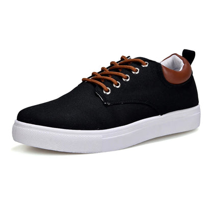 Herren Canvas Leder Sneaker