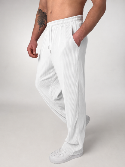 Herren Gerade Geschnittene Gestreifte Hose