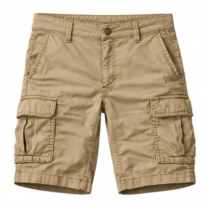 Herren Cargo-Shorts mit Regular Fit in Frontansicht
