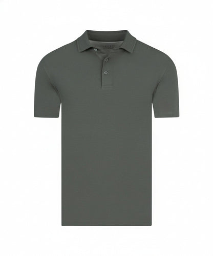Herren-Poloshirt mit kurzen Ärmeln und klassischem Kragen in Vorderansicht