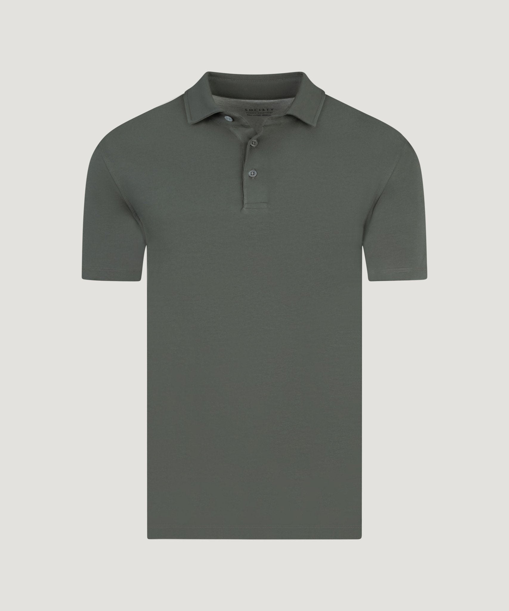Herren-Poloshirt Regular Fit in Rückansicht