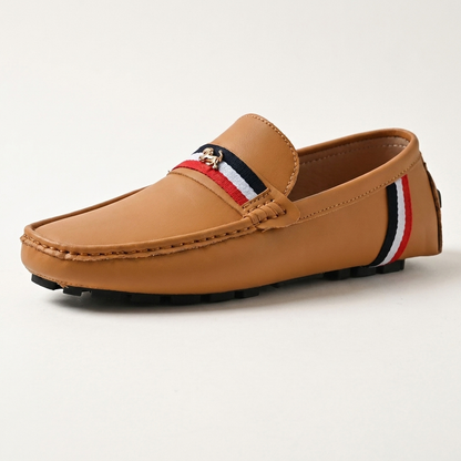 Herren Loafer Mit Streifenmuster Slip On
