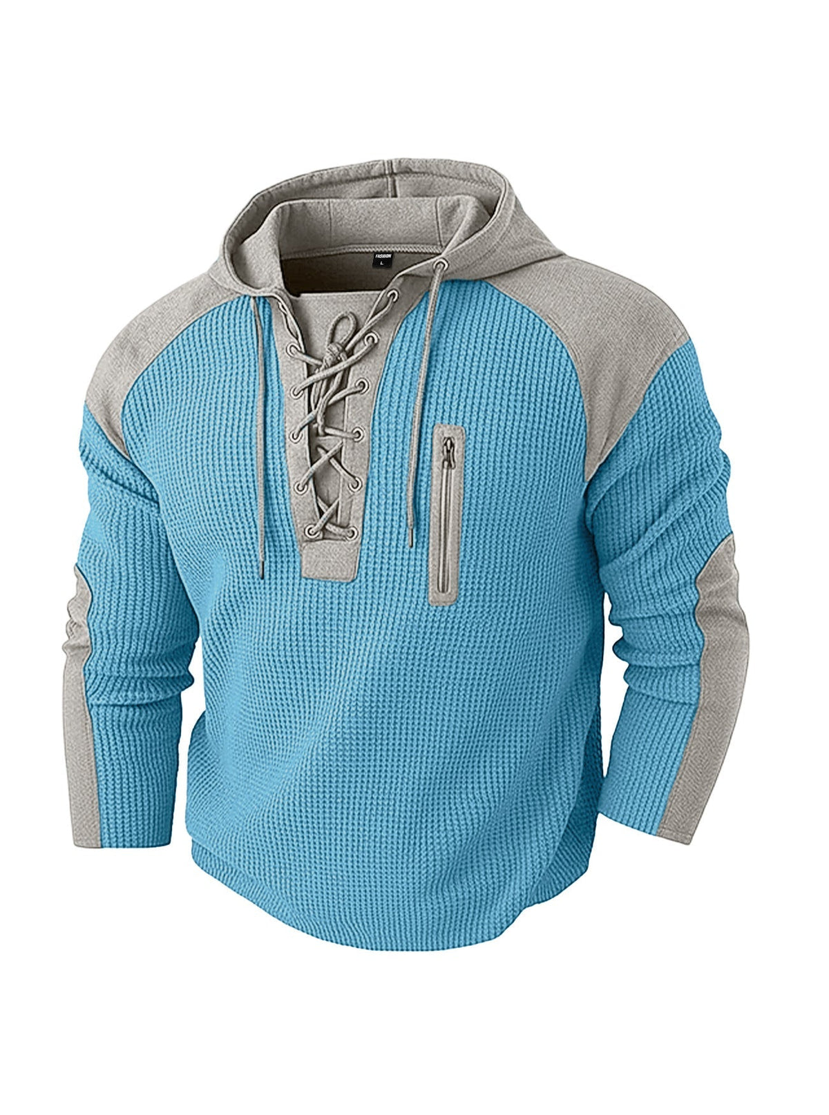 Herren Hoodie Regular Fit Mit Kontrastdetails