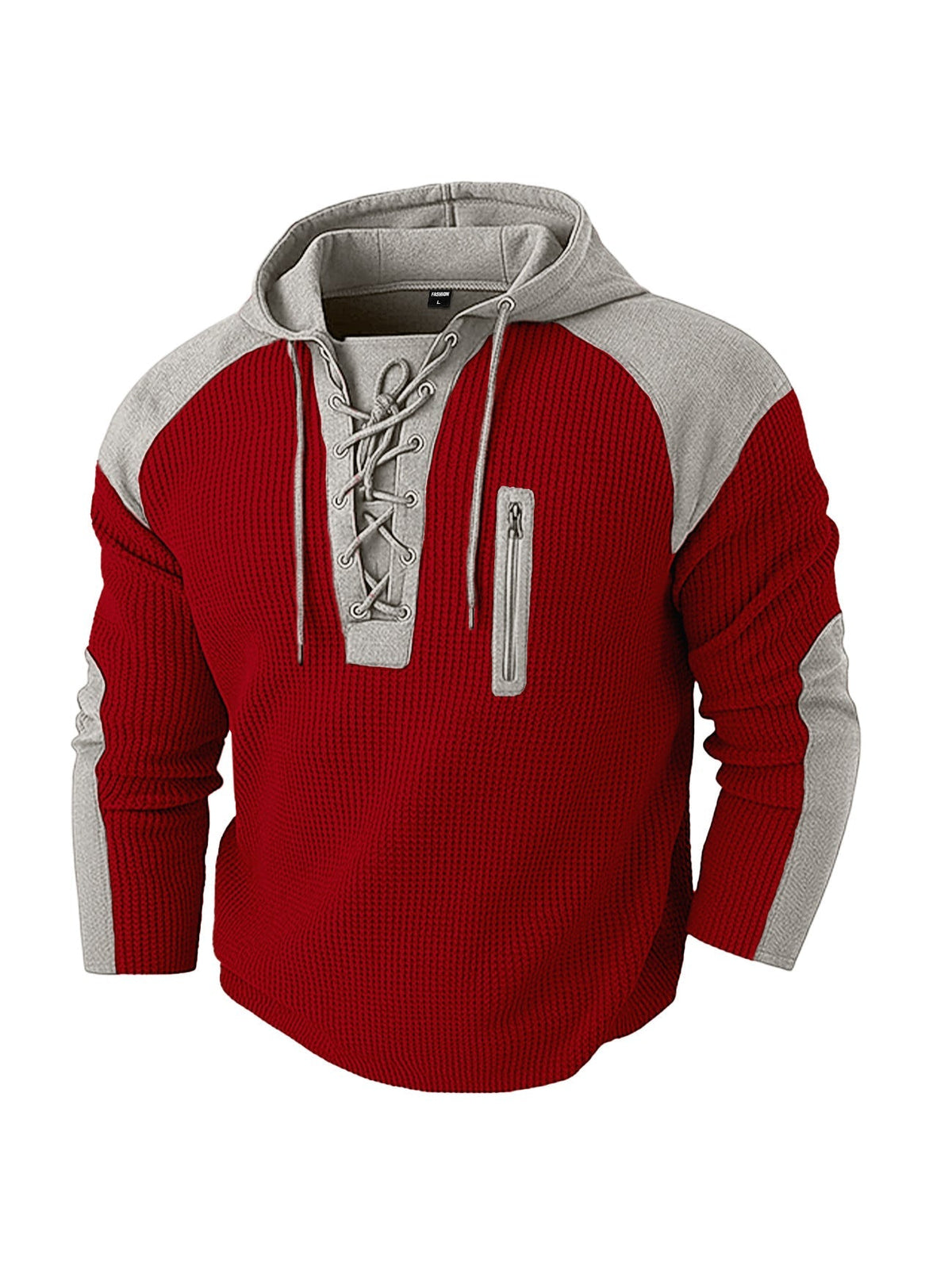 Herren Hoodie Regular Fit Mit Kontrastdetails