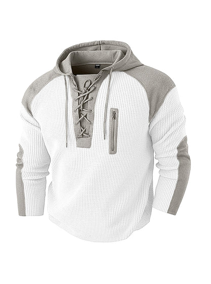 Rückansicht des Herren-Hoodies im Regular Fit