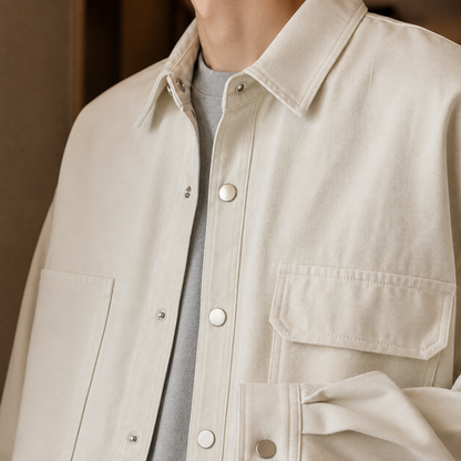 Halvard Utility-Jacke mit asymmetrischen Taschen und praktischem Design