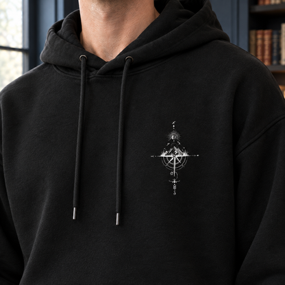 Herren-Hoodie mit Kapuze und entspanntem Schnitt