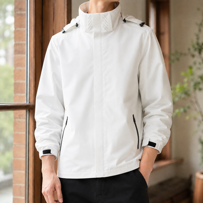 Kapuzenjacke Mit Geradem Schnitt