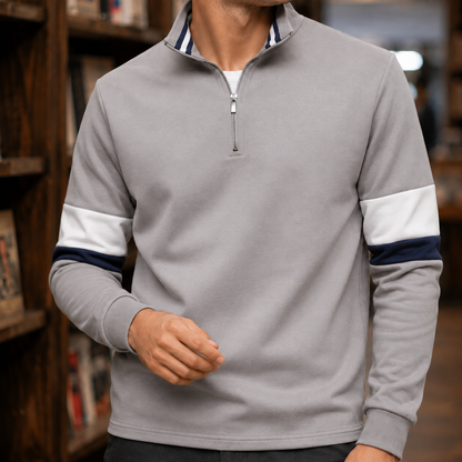Weicher Baumwollmix-Pullover für vielseitige Lagenlooks