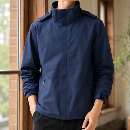 Kapuzenjacke Mit Geradem Schnitt