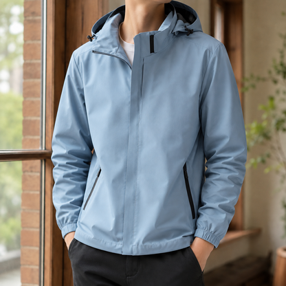 Kapuzenjacke Mit Geradem Schnitt