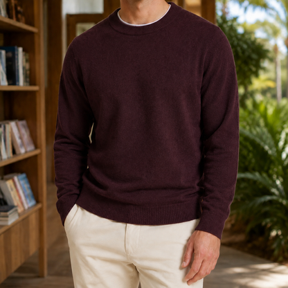 Herren-Feinstrickpullover als vielseitiges Outfit für den Alltag
