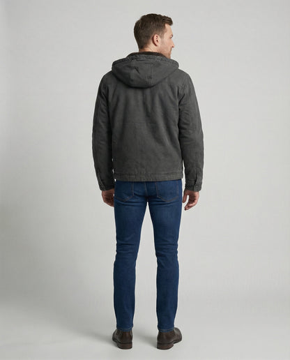 Herrenjacke mit praktischem Reißverschluss für unterwegs