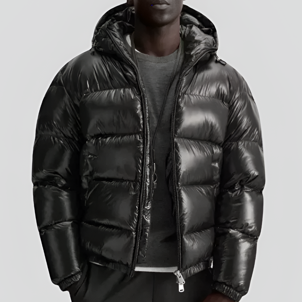 Herren Gesteppte Winterjacke Mit Kapuze
