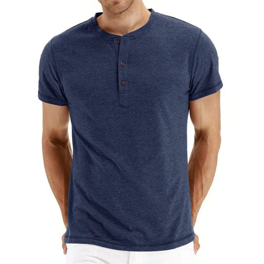 Tom Hollinger | Slim Fit Henley T-shirt made of cotton