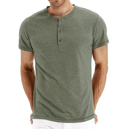 Tom Hollinger | Slim Fit Henley T-shirt made of cotton