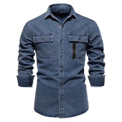 Tom Hollinger | Men's cotton jeans shirt