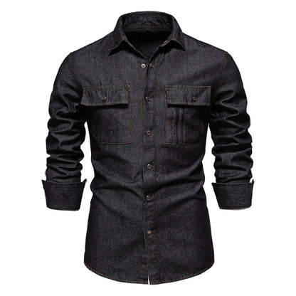 Tom Hollinger | Men's cotton jeans shirt