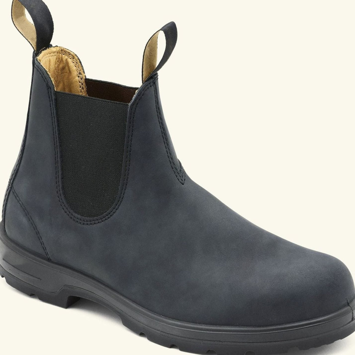 Herren Chelsea Boots Aus Leder Mit Zuglasche