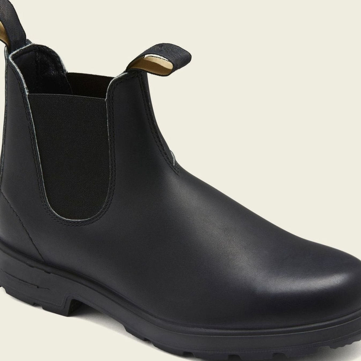 Paar elegante Herren-Chelsea-Boots aus hochwertigem Leder