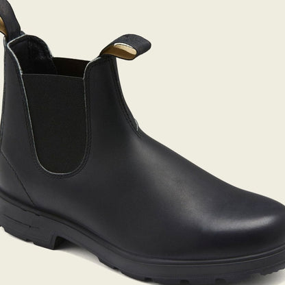 Paar elegante Herren-Chelsea-Boots aus hochwertigem Leder