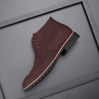 Herren Chukka Stiefeletten Aus Wildleder Mit Schnürung