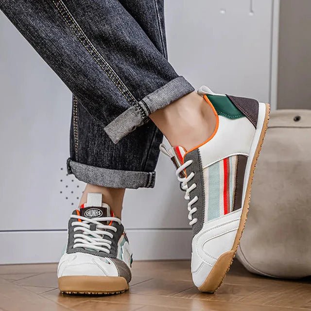 Herren-Trail-Sneaker mit Schnürung und atmungsaktivem Mesh