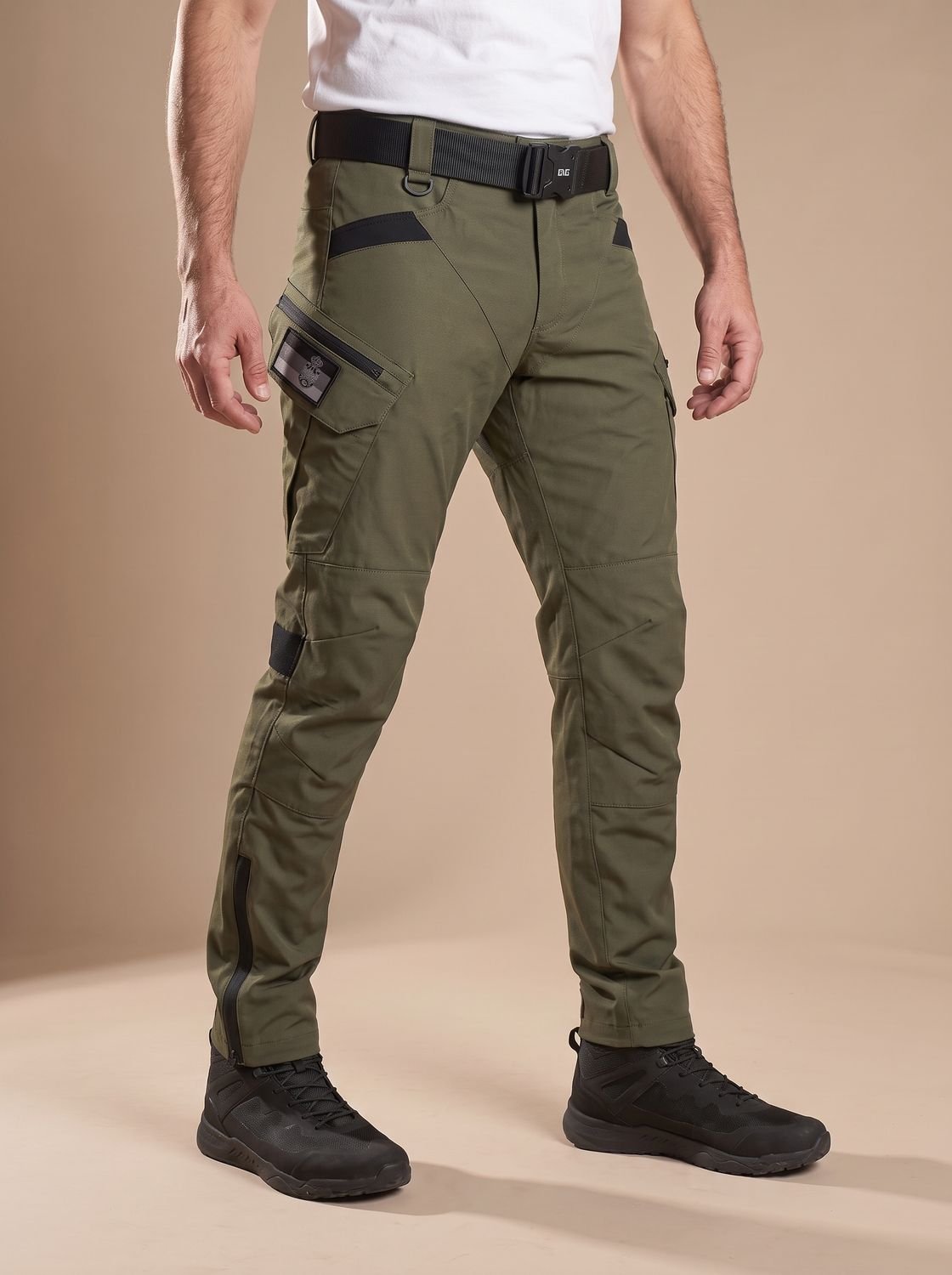 Herren-Cargohose mit funktionalem Design für den Alltag