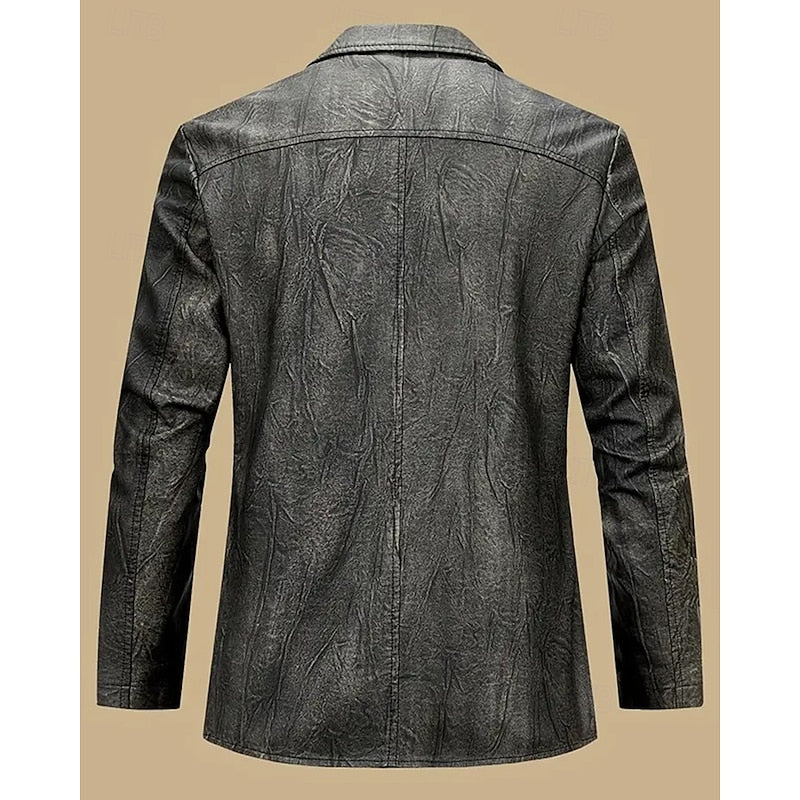 Klassischer Reverskragen-Blazer als vielseitiges Herren-Outfit