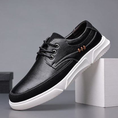 Herren Oxford Lederschuhe Mit Glanzfinish