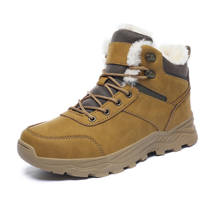 Men's Waterproof Leather Winter Boots