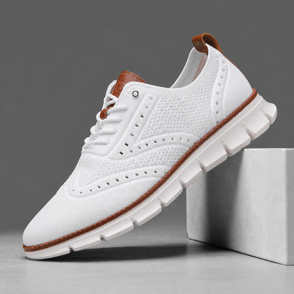 Herren Mesh Sneaker Mit Gepolsterter Gummisohle