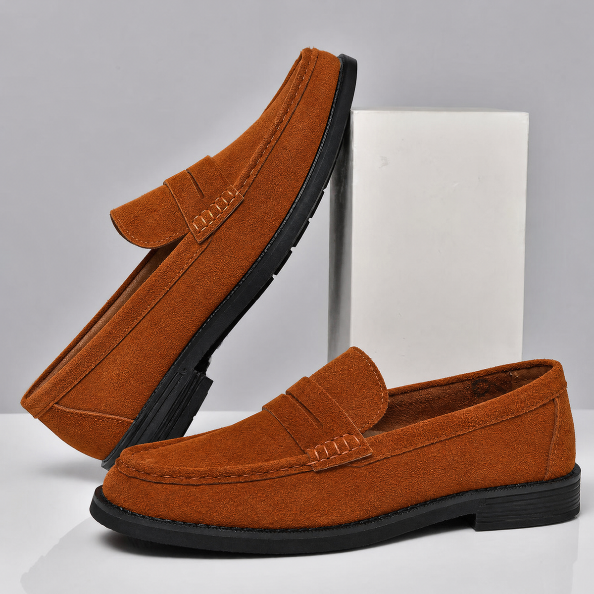 Penny-Loafer für Herren mit klassischer Penny-Riemenpartie