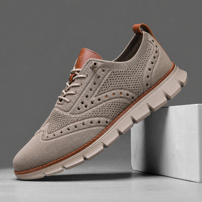 Herren Mesh Sneaker Mit Gepolsterter Gummisohle