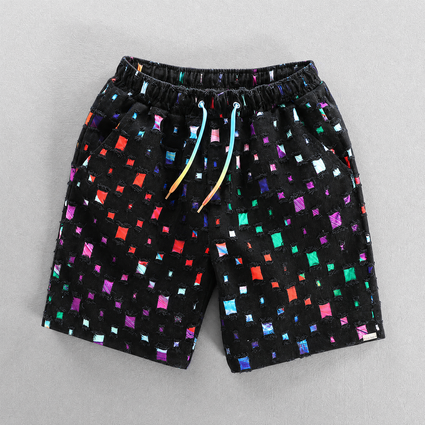 Herren Shorts aus Baumwollmischung mit Kordelzug in Seitenansicht