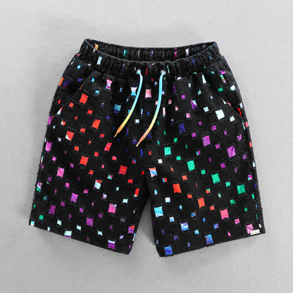 Herren Shorts aus Baumwollmischung mit Kordelzug in Seitenansicht