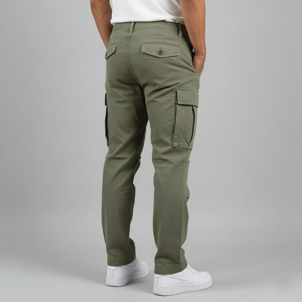 Nahaufnahme des Bundes der Herren Cargo-Hose