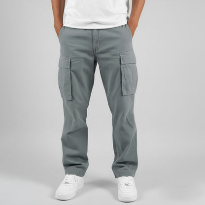 Herren Cargo-Hose mit tapered fit in ganzer Länge