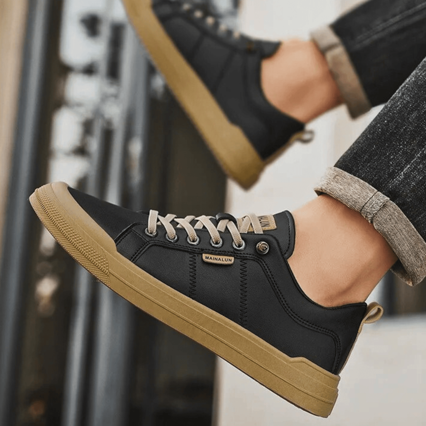 Ledersneaker als vielseitiger Alltagsschuh