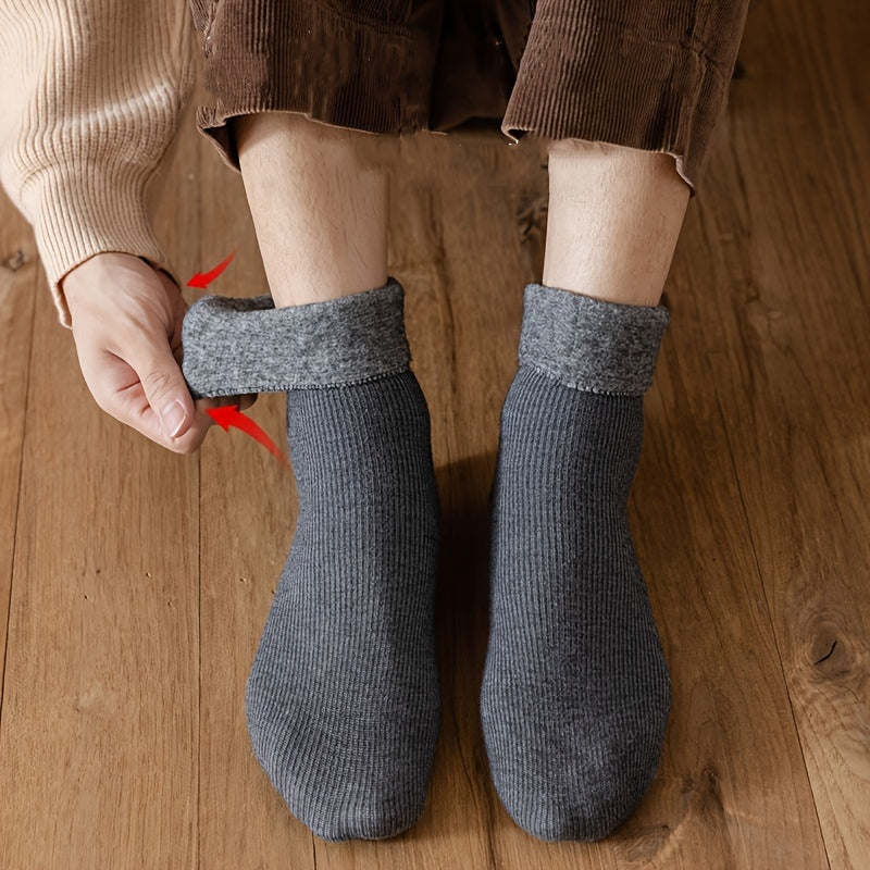 thermal fleece socks for men